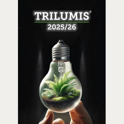 Erste Seite: TRILUMIS Gesamtkatalog 2025/2026